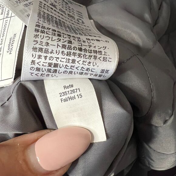 Eddie Bauer WeatherEdge Waterproof Quilt-Lined Interior Women's Size PM Purple - Picture 14 of 16